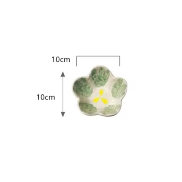 Ceramic Chicken Shape Snack Sauce Plate