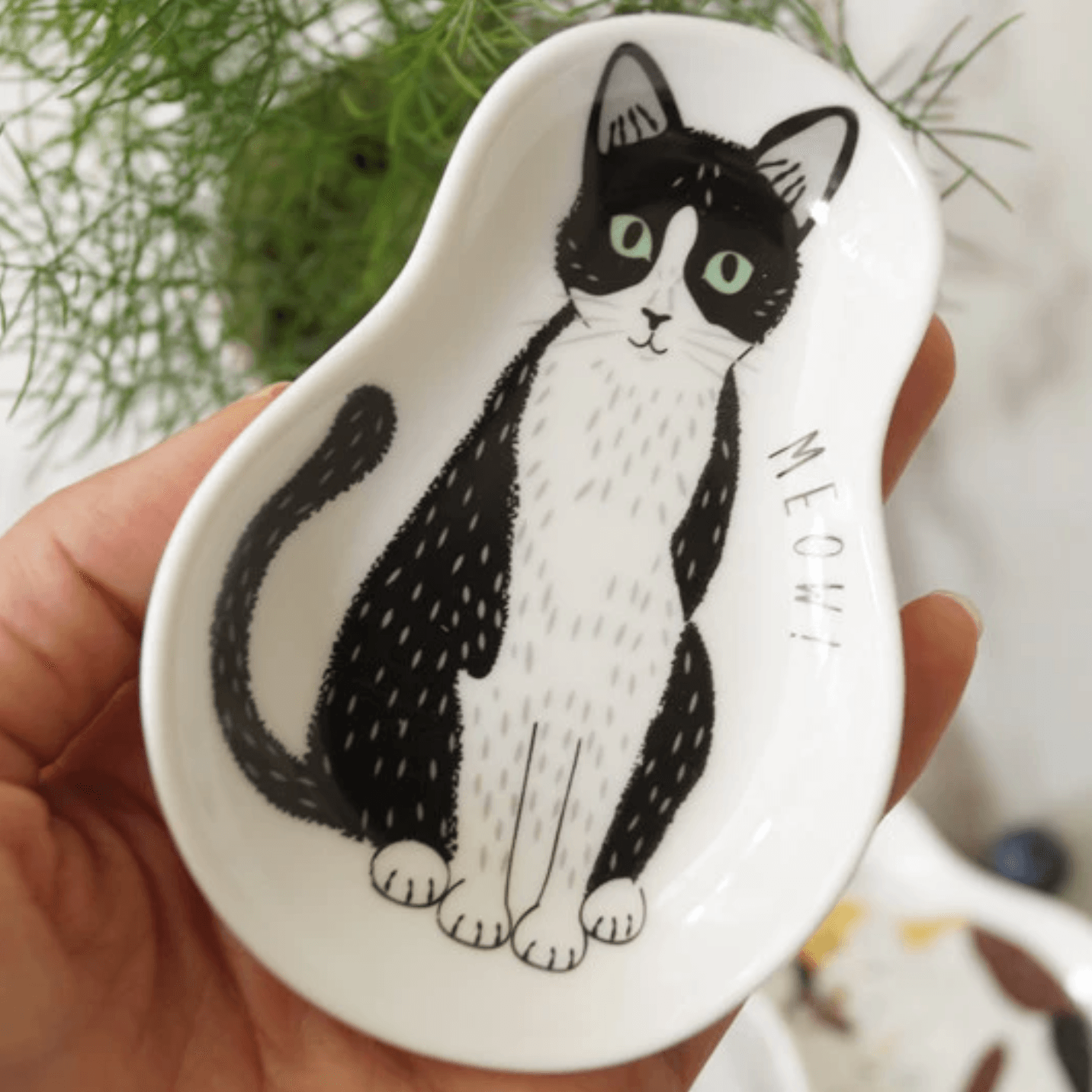 Cat Ceramic Seasoning Dish