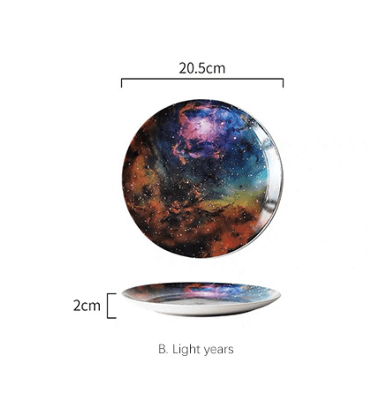 8 inch Starry Universe Plate