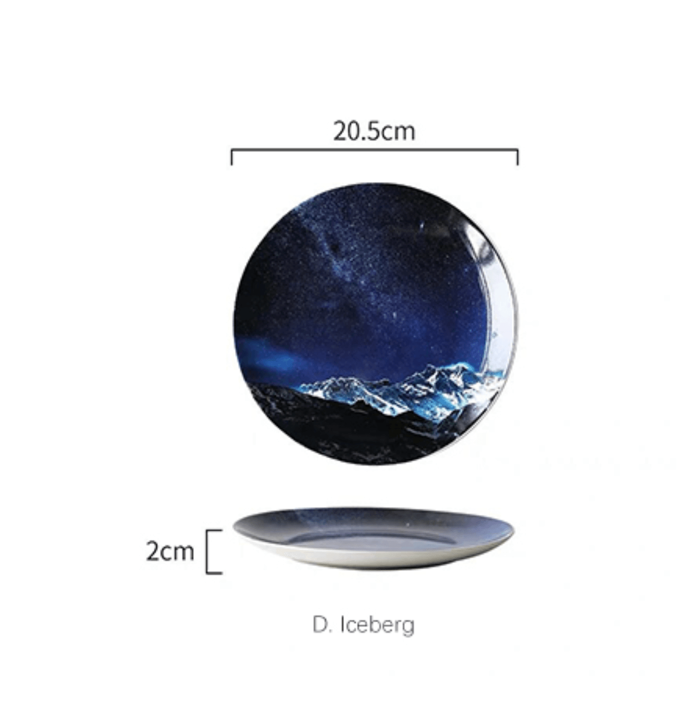 8 inch Starry Universe Plate