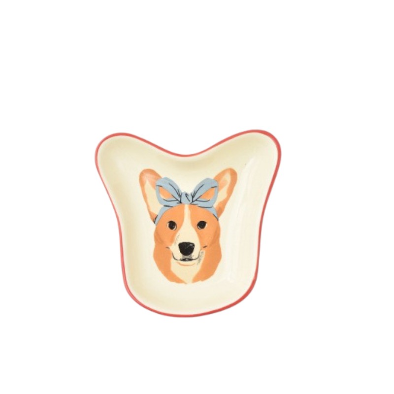 Cute Dog Design Ceramic Sauce Dish