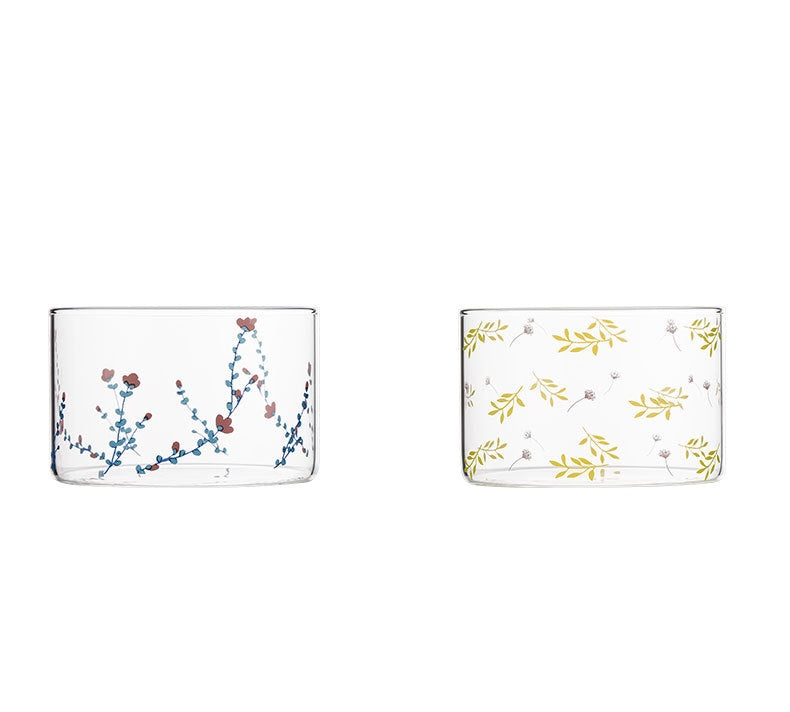 Minimalist High-Glass Bowl | Floral Design