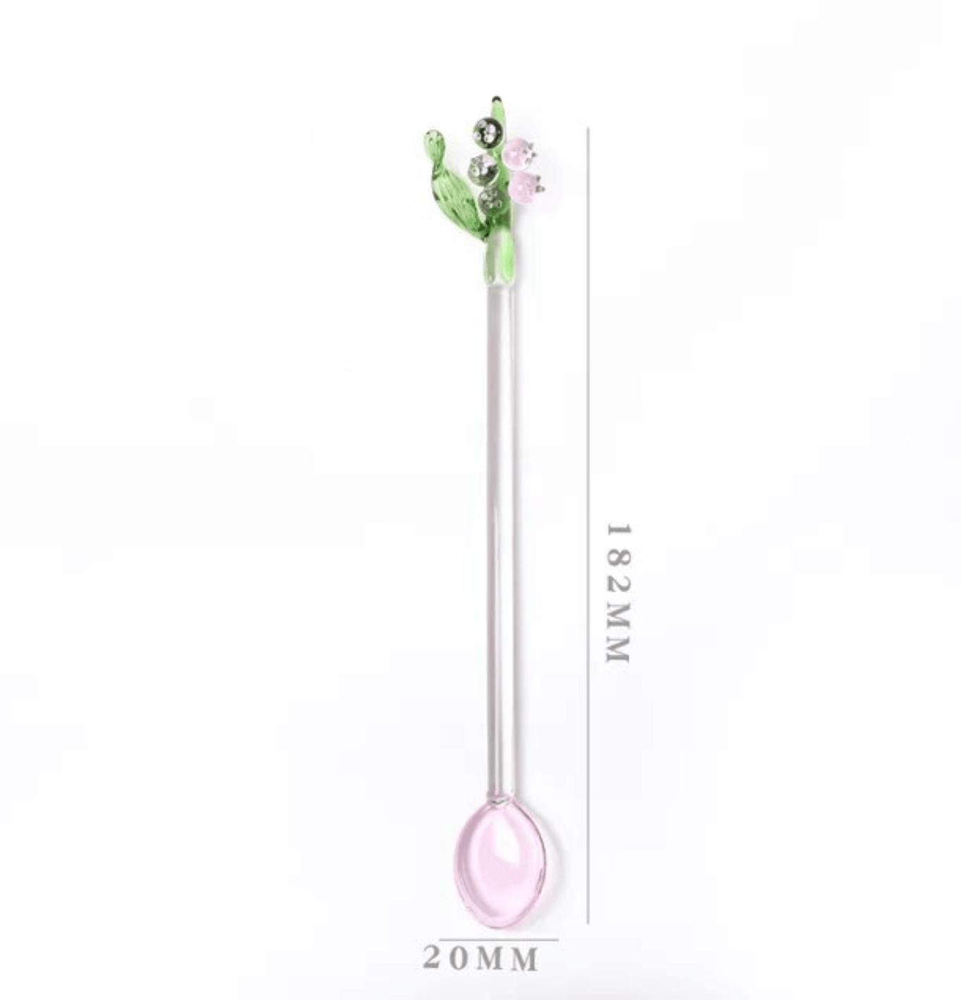 Flower Shape Glass Rod Mixing Sticks| Drink