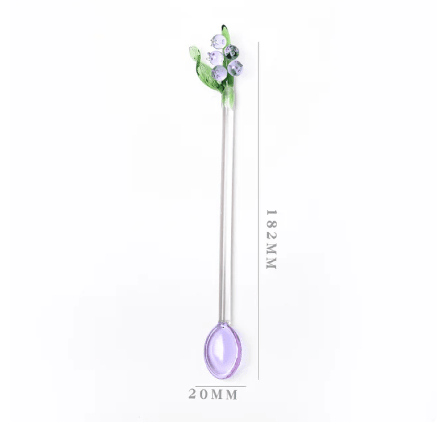 Flower Shape Glass Rod Mixing Sticks| Drink