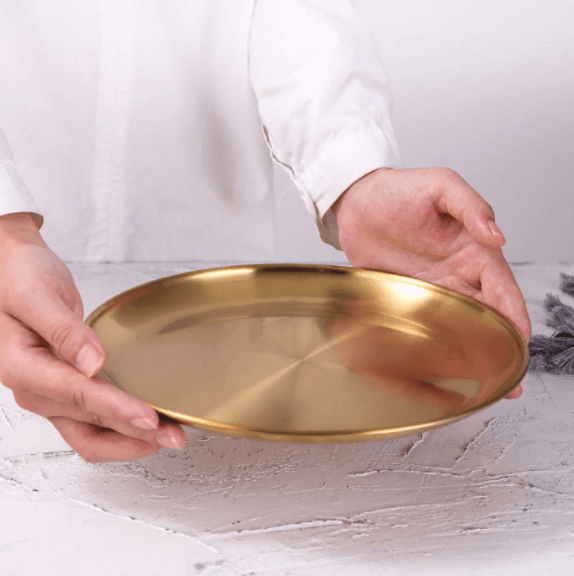 Gold Dining Plate