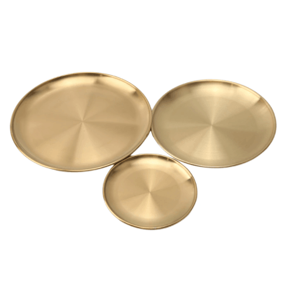 Gold Dining Plate
