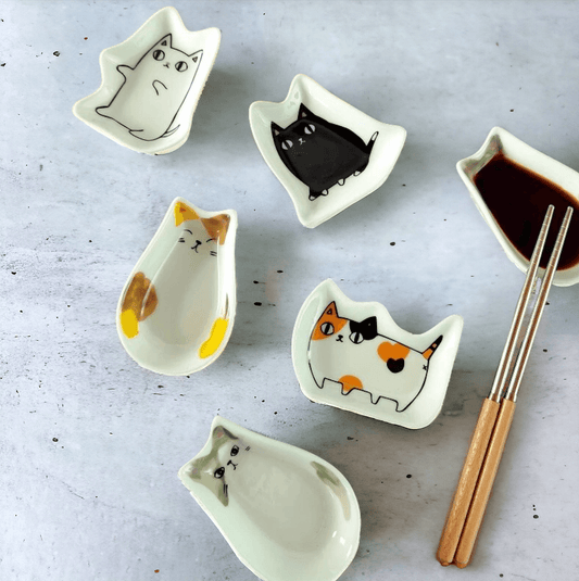 Style Cat Ceramic Tiny Plate | Seasoning Dish